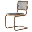 S 32 V Dark Melange Cantilever Chair, Rosewood