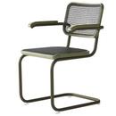 S 64 V Dark Melange Cantilever Chair, Sage