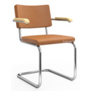 S 32 PV / S 64 PV Pure Materials Cantilever Chair, Nappa Leather cognac, Ash