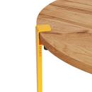 Tiptoe Side Table Brooklyn, Reclaimed oak, Sunflower yellow