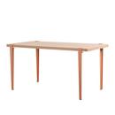 Balthazar dining table, Oak finish, Ash pink