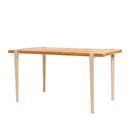 Balthazar dining table, Reclaimed oak, TipToe x HEJU - Aurora pink