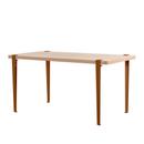 Balthazar dining table, Oak finish, TipToe x HEJU - Cinnamon brown