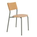 SSD Chair, metal/wood, Oak, Eucalyptus grey