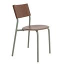 SSD Chair, metal/wood, Walnut, Eucalyptus grey