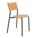SSD Chair, metal/wood, Oak, Rosemary green