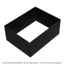 USM Metal Box Insert for USM Haller Extension Door, 75 x 35 x 35, Graphite black RAL 9011