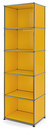 USM Haller Bookcase 50, Open, Golden yellow RAL 1004