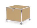 USM Haller Printer Container, 50 cm, USM beige, With castors