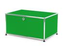 USM Haller Printer Container, 75 cm, USM green, With feet