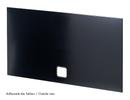USM Haller Panel With Cable Cut-Out, 75 x 35 cm, Graphite black RAL 9011, Bottom centre