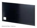 USM Haller Panel With Cable Cut-Out, 75 x 35 cm, Graphite black RAL 9011, Bottom right