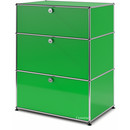 USM Haller Storage Unit with 3 Drawers, H 95 + 4 x W 75 x D 50 cm, USM green