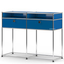 USM Haller Console Table, Gentian blue RAL 5010