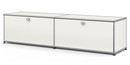 USM Haller Lowboard L with 2 Drop-down Doors, Pure white RAL 9010