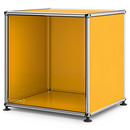 USM Haller Side Table Open, Golden yellow RAL 1004