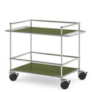 USM Haller Surgery Trolley, With bars, Olive green RAL 6003