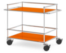 USM Haller Surgery Trolley, With bars, Pure orange RAL 2004