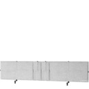 USM Privacy Panels Table Screen, Für USM Haller Table Plus/Advanced, 200 cm, Light grey