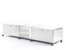 USM Haller TV-Lowboard XL on Castors, Pure white RAL 9010