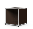 USM Haller Waiting Room Table, H 39,5 x W 39,5 x D 39,5 cm, USM brown