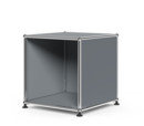 USM Haller Waiting Room Table, H 39,5 x W 39,5 x D 39,5 cm, Mid grey RAL 7005