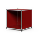 USM Haller Waiting Room Table, H 39,5 x W 39,5 x D 39,5 cm, USM ruby red