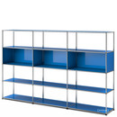 USM Haller Living Room Shelf XL, Gentian blue RAL 5010
