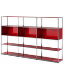 USM Haller Living Room Shelf XL, USM ruby red