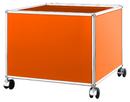USM Haller Mobile Pedestal for Kids, Pure orange RAL 2004, H 43 x W 53 x D 53 cm