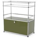 USM Haller Bar Sideboard Type I, Olive green RAL 6003