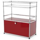 USM Haller Bar Sideboard Type I, USM ruby red