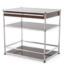 USM Haller bar sideboard with drawers, USM brown