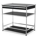 USM Haller bar sideboard with drawers, Graphite black RAL 9011