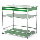 USM Haller bar sideboard with drawers, USM green