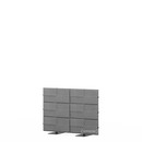 USM Privacy Panels Acoustic Wall, 1,50 m (2 elements), 1,09 m (3 elements), Anthracite