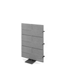 USM Privacy Panels Acoustic Wall Extension, With corner connector (for 90° angle), 1,09 m (3 elements), Anthracite