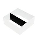 Divider Panel for USM Metal Box Insert (Extension Door), 50 cm, Graphite black RAL 9011