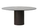 Cabin Table, Ø 150 cm, Dark oak / pietra marble
