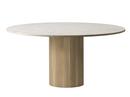 Cabin Table, Ø 150 cm, Light oak / jura marble