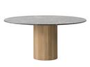 Cabin Table, Ø 150 cm, Light oak / pietra marble