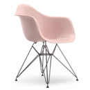 Eames Plastic Armchair RE DAR, Pale rose RE, Without upholstery, Without upholstery, Standard version - 43 cm, Coated basic dark