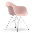 Eames Plastic Armchair RE DAR, Pale rose RE, Without upholstery, Without upholstery, Standard version - 43 cm, Chrome-plated