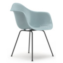 Eames Plastic Armchair RE DAX, Ice grey, Without upholstery, Without upholstery, Standard version - 43 cm, Coated basic dark