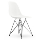 Eames Plastic Side Chair RE DSR, White, Without upholstery, Without upholstery, Standard version - 43 cm, Coated basic dark