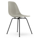 Eames Plastic Side Chair RE DSX, Pebble, Without upholstery, Without upholstery, Standard version - 43 cm, Coated basic dark