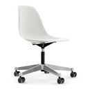 Eames Plastic Side Chair RE PSCC, White, Without upholstery, Without upholstery