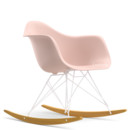 Eames Plastic Armchair RE RAR, Pale rose, Coated white, Yellowish maple