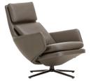 Grand Relax, Without Ottoman, Leather Premium F, umbra grey, Basic dark, 41,5 cm