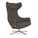 Grand Repos, Chair Grand Repos, Fabric Cosy 2 Nutmeg, 41 cm, Polished